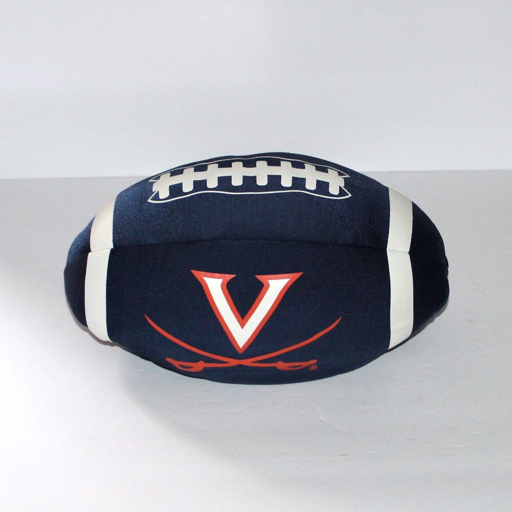 Virginia Cavaliers Football Pillow 11” blue NCAA College decor
